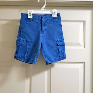 Crazy 8 toddler boys size 4T  blue cargo shorts
